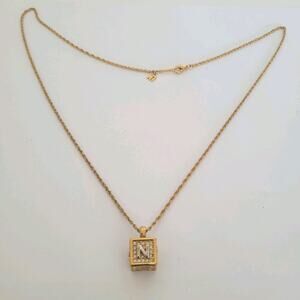 Nina Ricci Gold Necklace with Pendant